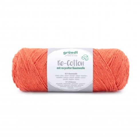 Gründl Wolle Re-Cotton Nr.01 orange