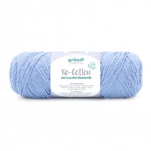 Gründl Wolle Re-Cotton Nr.03 hellblau