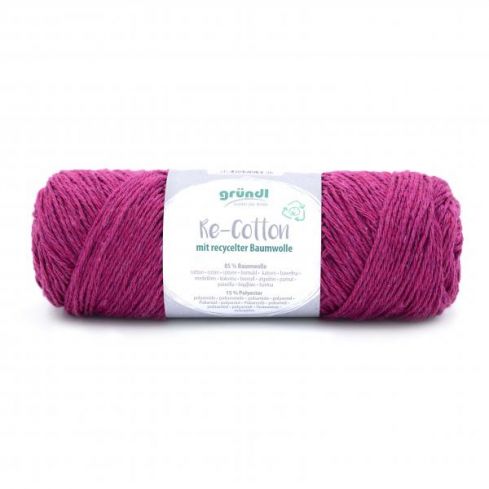 Gründl Wolle Re-Cotton Nr.07 violett