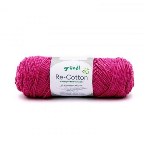 Gründl Wolle Re-Cotton Nr.12 hot pink