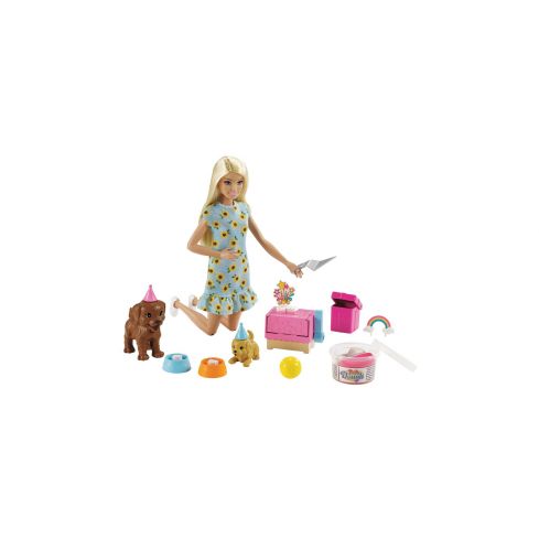 Barbie Hündchenparty Puppe und Spielset GXV75