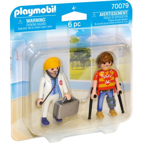 Playmobil DuoPack Ärztin und Patient 70079