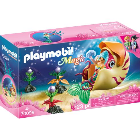 Playmobil Magic Meerjungfrau mit Schneckengondel 70098