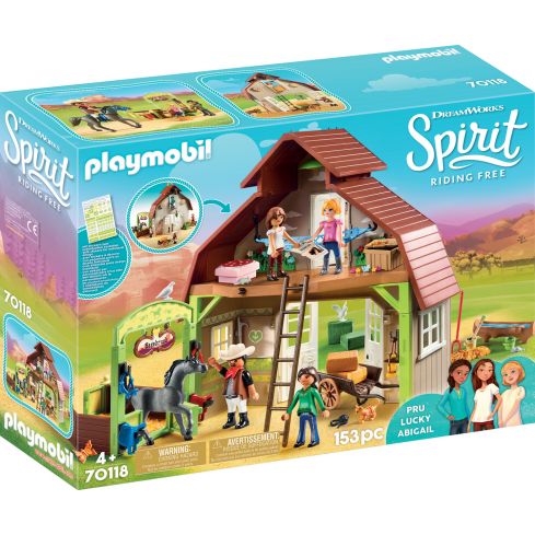 Playmobil Spirit Stall mit Lucky, Pru & Abigail 70118