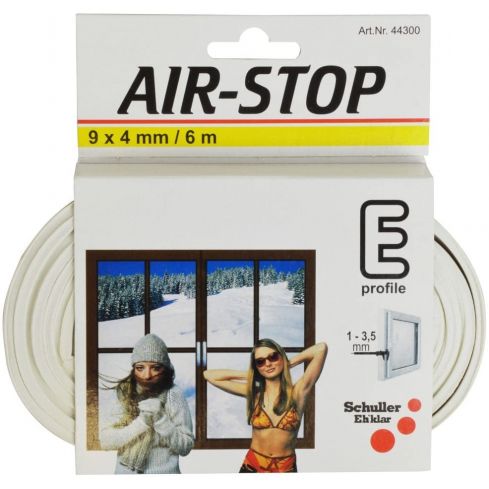 Airstop E Dichtungsband Spaltmaß: 1mm-3,5mm Länge: 6m weiß
