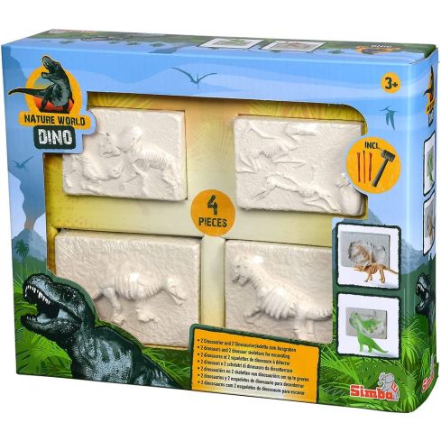 Simba Dino Großes Ausgrabungsset - 4 Stück