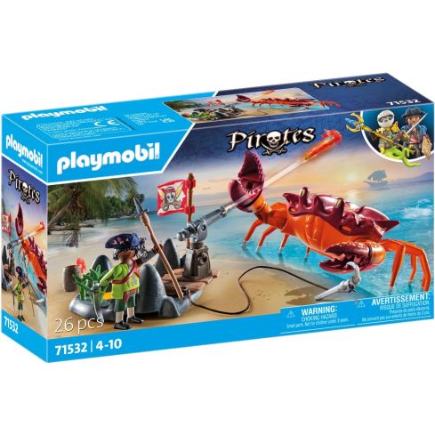 Playmobil Pirates Kampf gegen die Riesenkrabbe 71532