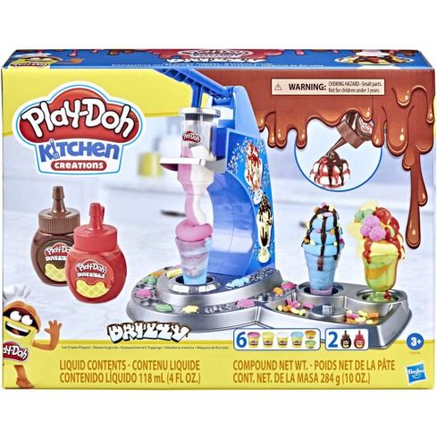 Hasbro Play-Doh Drizzy Eismaschine mit Toppings E66885L2