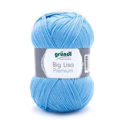 Gründl Wolle Big Lisa Premium Nr.68 Hellblau