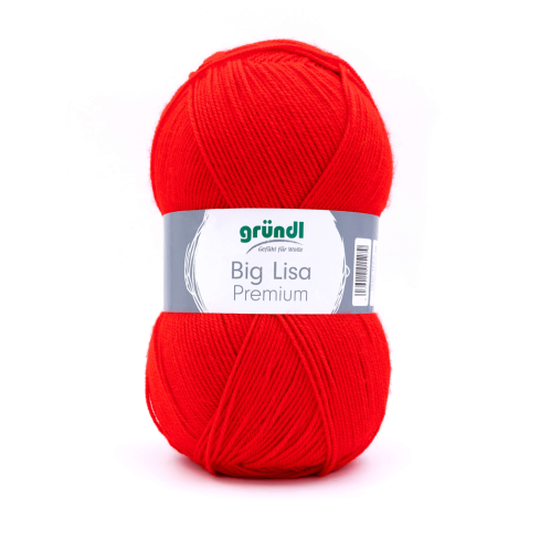 Gründl Wolle Big Lisa Premium Nr.79 Rot