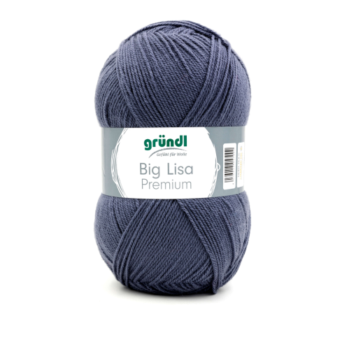 Gründl Wolle Big Lisa Premium Nr.95 Grau