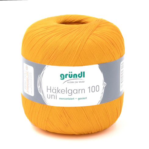 Gründl Wolle Häkelgarn 100 Nr.134 Orange