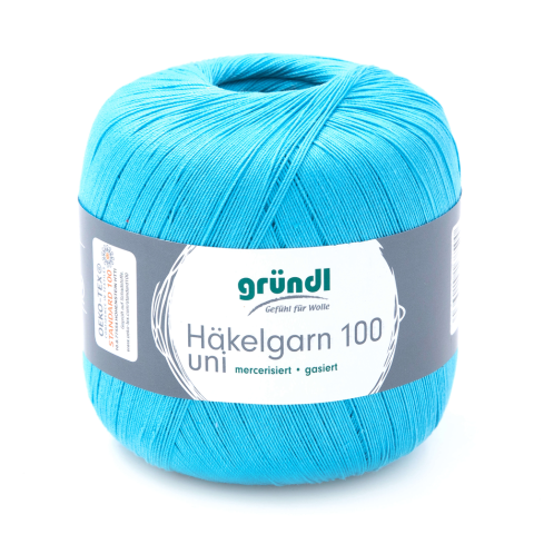 Gründl Wolle Häkelgarn 100 Nr.139 Türkis