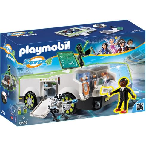 Playmobil Super 4 Techno Chamäleon mit Agent Gene 6692