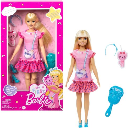 Mattel My First Barbie Core Doll With Kitten (blond) HLL19