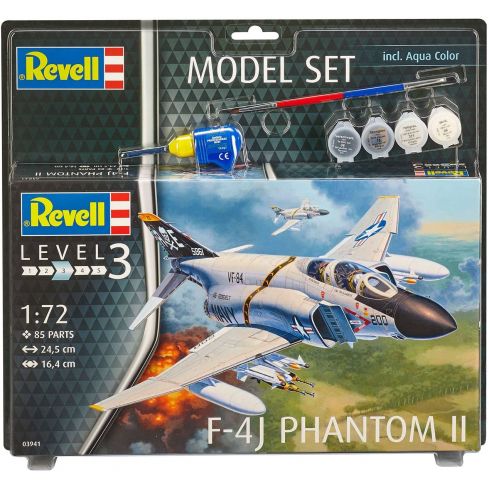 Revell Bausatz Model Set: F-4J Phantom II 63941