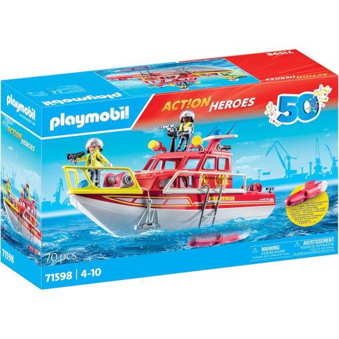 Playmobil Action Heroes Feuerlöschboot 71598