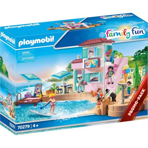 Playmobil Family Fun Eisdiele am Hafen 70279