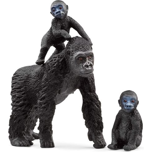 Schleich Flachland Gorilla Familie 42601