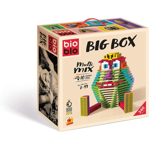 BIOBLO Big Box mit 340 Multi-Mix Steinen 64021