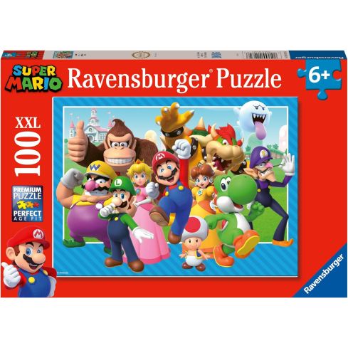 Ravensburger Kinderpuzzle 100tlg. XXL Super Mario Los Geht's