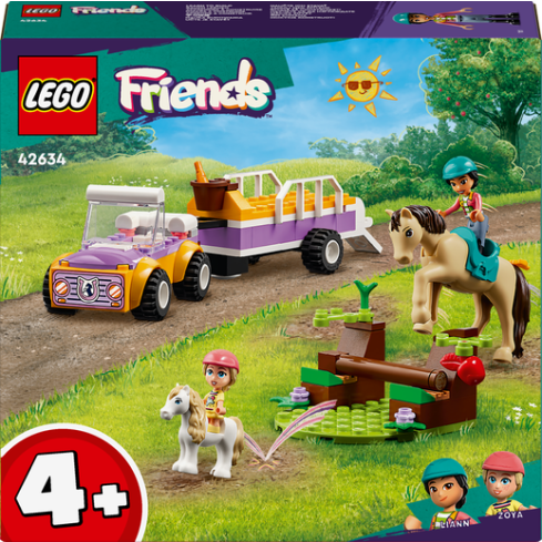 Lego Friends Pferde- und Pony-Anhänger 42634