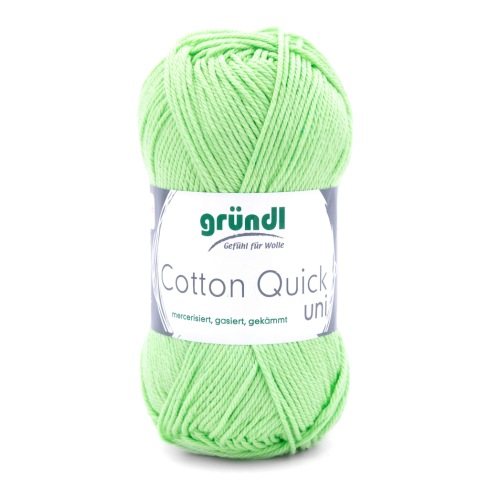 Gründl Wolle Cotton Quick Uni Nr.103 Kiwi