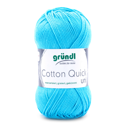 Gründl Wolle Cotton Quick Uni Nr.136 Türkis