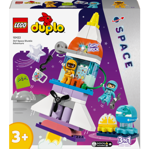 Lego Duplo Town 3-in-1 Spaceshuttle für viele Abenteuer