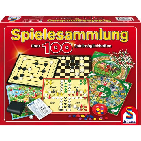 Schmidt Spielesammlung mit 100 Spielmöglichkeiten 49147