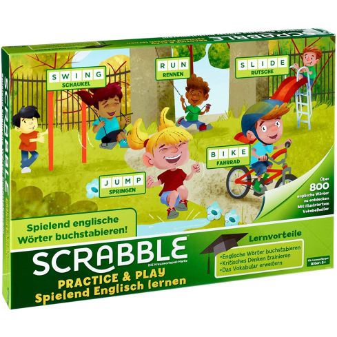 Mattel Scrabble Spielend Englisch lernen