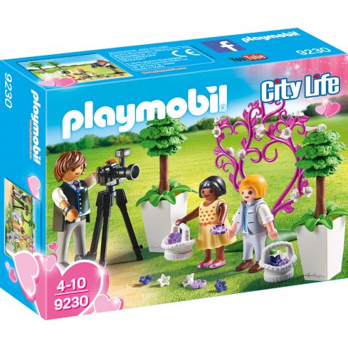 Playmobil City Life Fotograf mit Blumenkindern