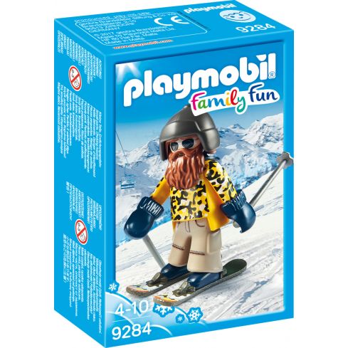 Playmobil Family Fun Skifahrer mit Snowblades 9284