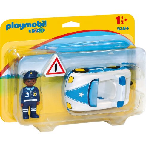 Playmobil 1.2.3 Polizeiauto 9384