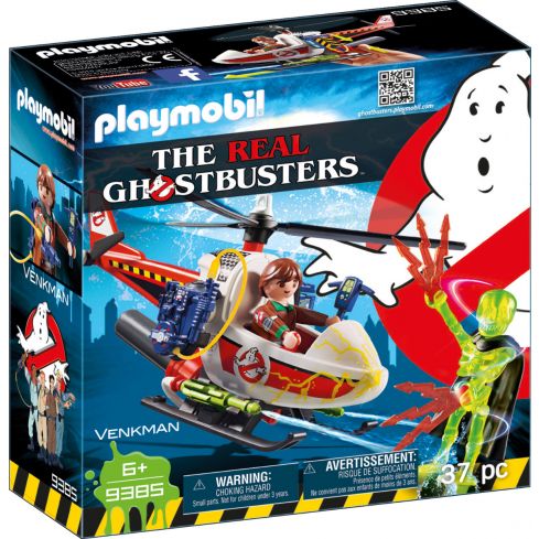Playmobil The Real Ghostbusters Venkman mit Helikopter 9385