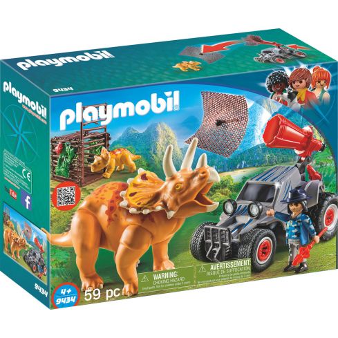 Playmobil Dinos Offroader mit Dino-Fangnetz