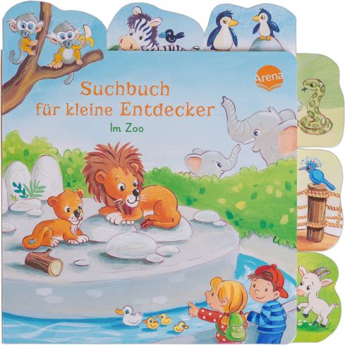 Arena Suchbuch für kleine Entdecker Im Zoo