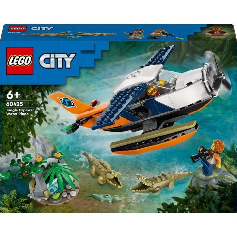 Lego City Dschungelforscher-Wasserflugzeug 60425