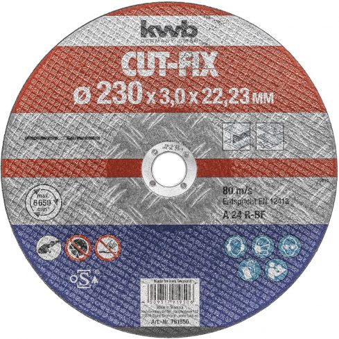 KWB Cut-Fix Trennscheibe Metallbearbeitung ØxHöhe:230x3mm