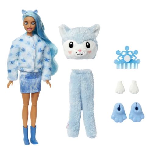 Mattel Barbie Cutie Reveal Winter Sparkle - Husky HJL63