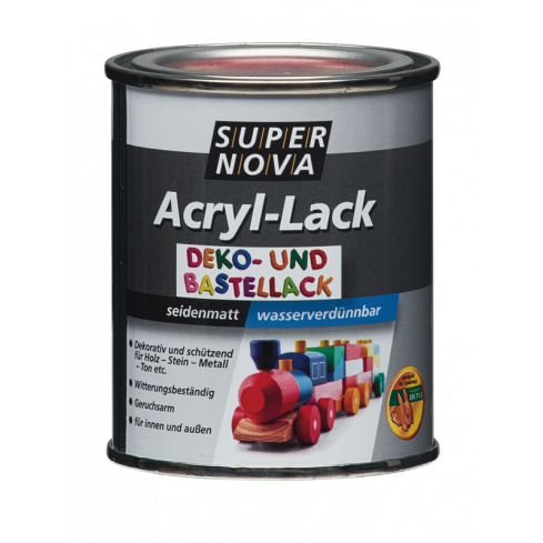 Super nova Acryl-Bastellack Schokobraun 125ml
