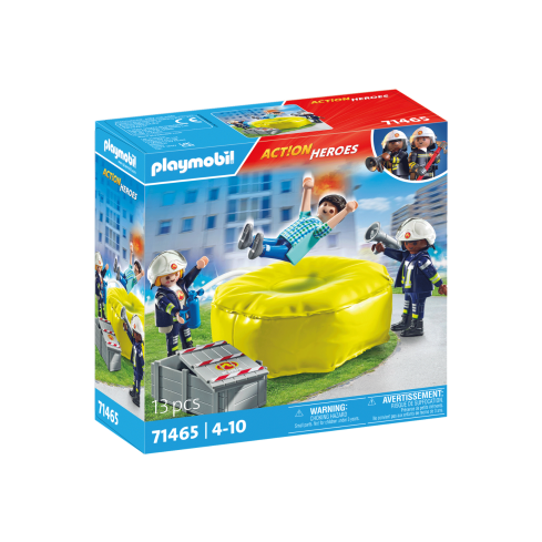 Playmobil Action Feuerwehrleute mit Luftkissen 71465