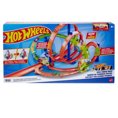 Mattel Hot Wheels Episches Crash Rennen HNL97