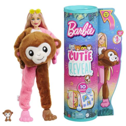 Mattel Barbie Cutie Reveal Jungle Serie - Affe HKR01