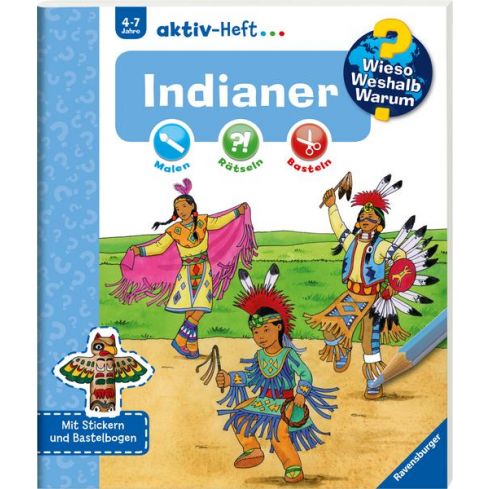 Ravensburger WWW Aktiv-Heft - Indianer  