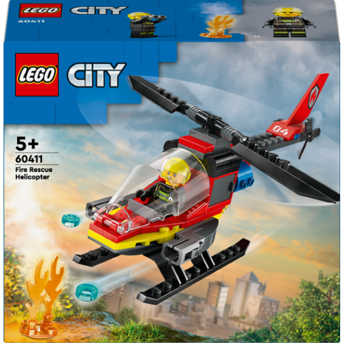 Lego City Fire Feuerwehrhubschrauber 60411