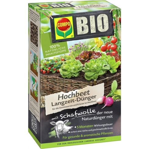 Compo Bio Hochbeetdünger mit Schafwolle 750g
