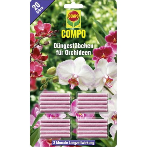 Compo Düngestäbchen für Orchideen 20 Stäbchen
