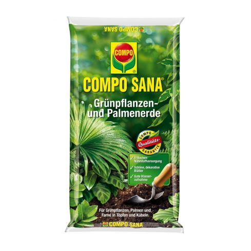 Compo Sana Grünpflanzen- und Palmenerde 5L