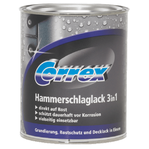 Correx Hammerschlaglack 3in1 Dunkelgrün 250ml